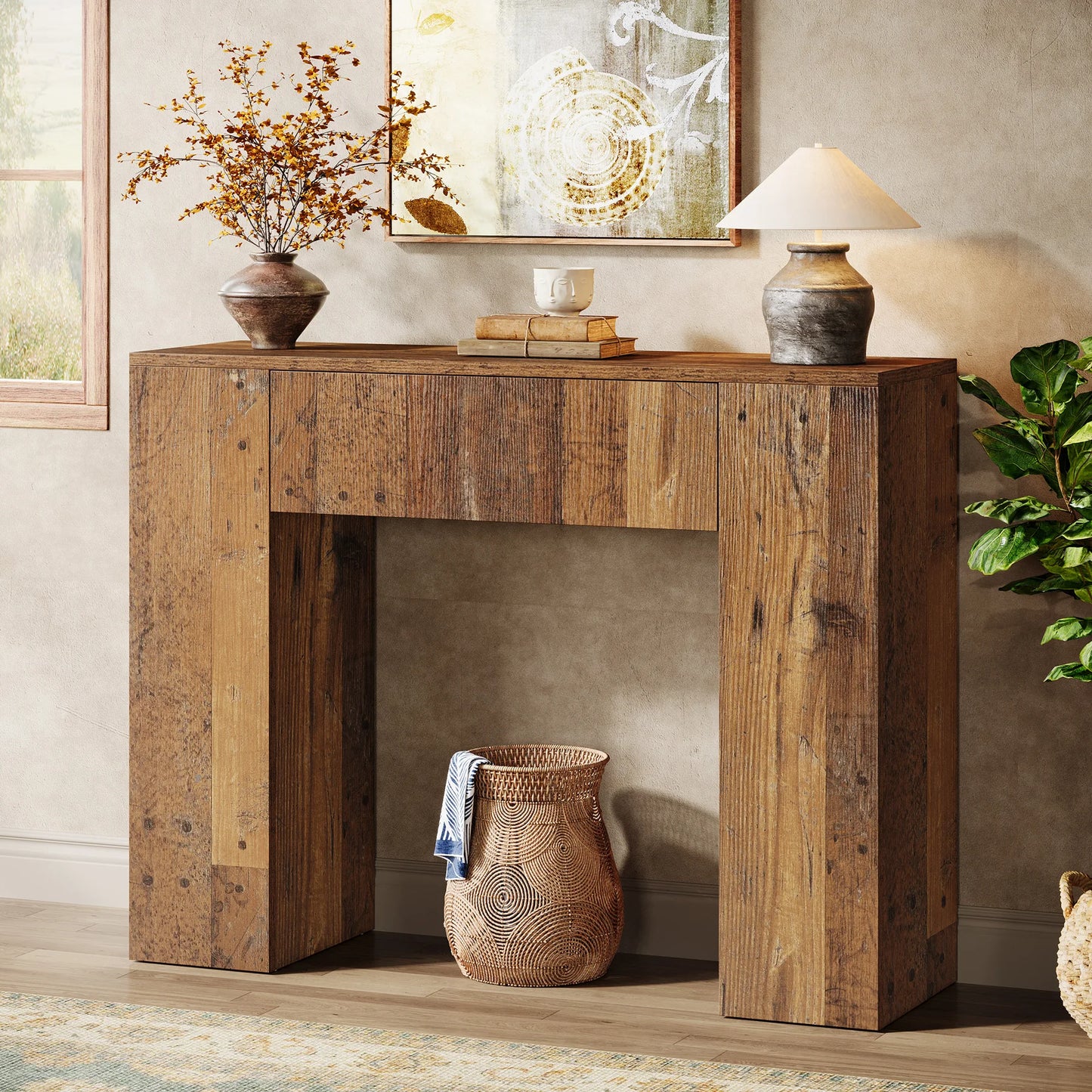 Bramwell Farmhouse Console Table