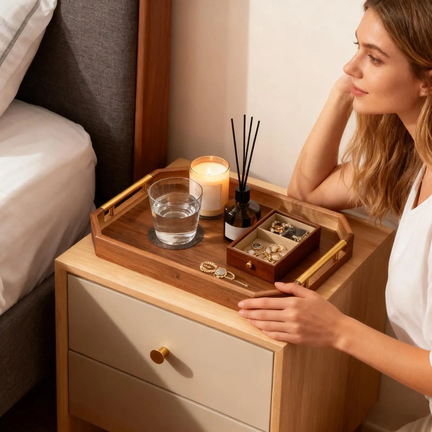 HomeEssence Decorative Organization Tray