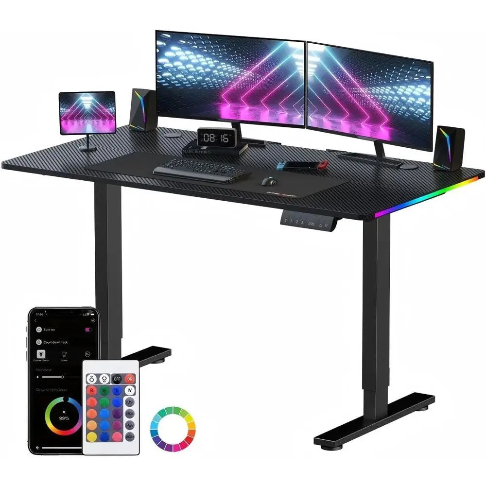 Gaming Desk with Mouse Pad