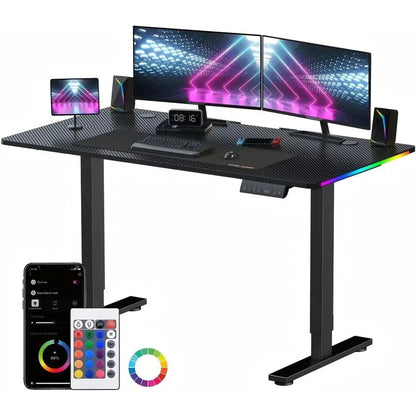 Gaming Desk with Mouse Pad