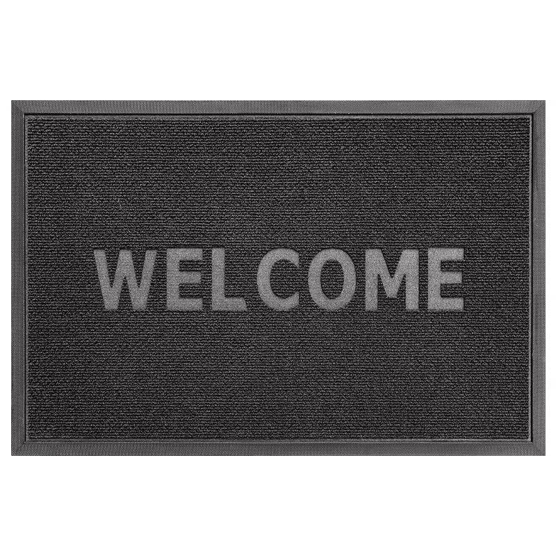 Ergové Outdoor Door Mat Rubber Polypropylene Dark Gray
