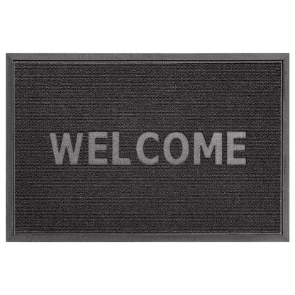 Ergové Outdoor Door Mat Rubber Polypropylene Dark Gray