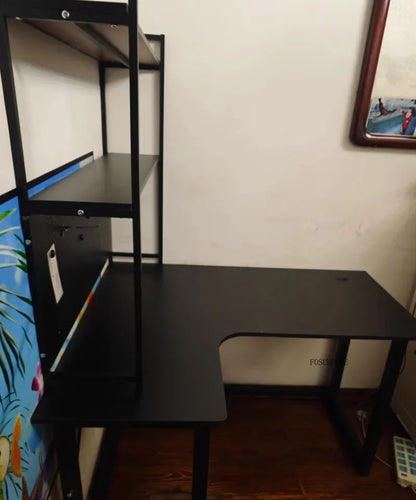 Integrated Bookshelf Writing Desk