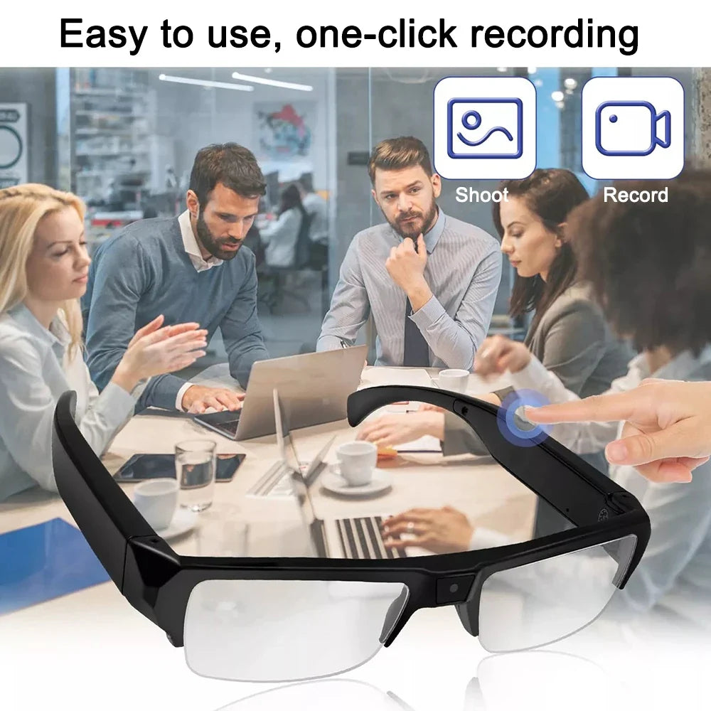 HD Camera Smart Glasses, Hands-Free