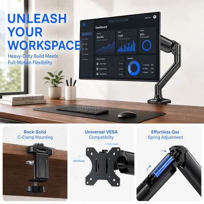 Kyspho Gas Spring Monitor Arm