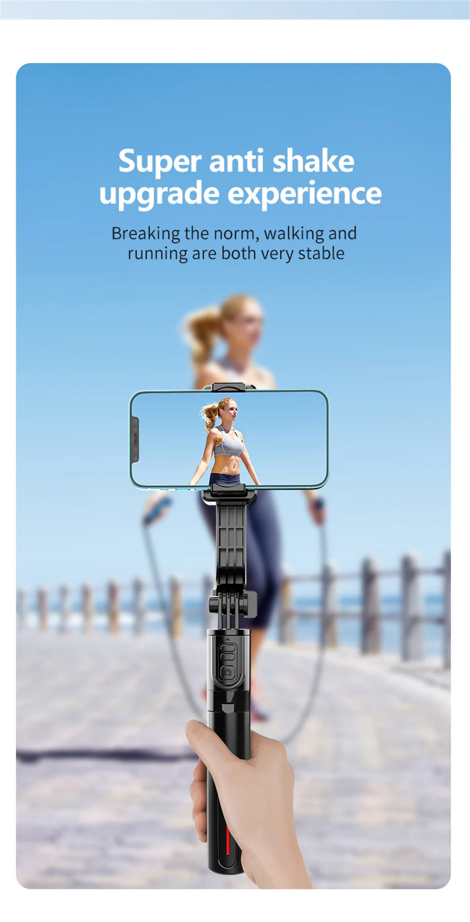 Wireless Bluetooth Gimbal Tripod