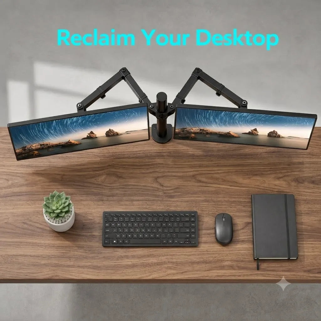 Kyspho Heavy-Duty Dual Monitor Mount