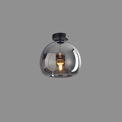 Nordic Glass Ball Semi-Flush Light