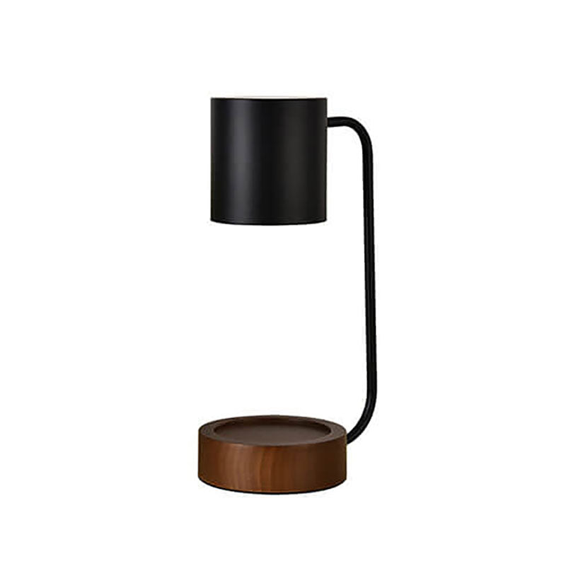 Japanese Wood Candle Warmer Lamp