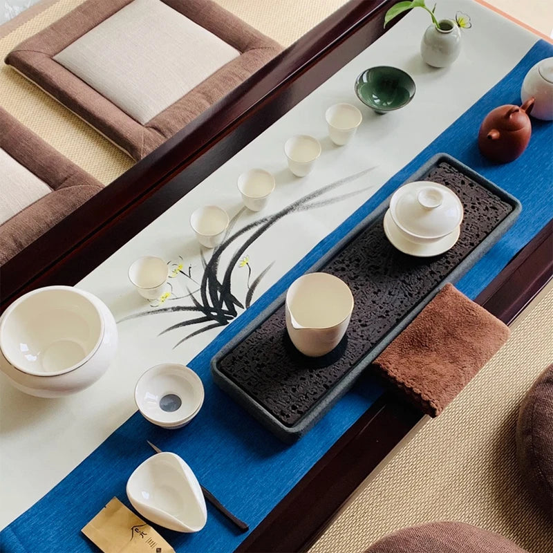 Volcanic Basalt Dragon Tea Tray