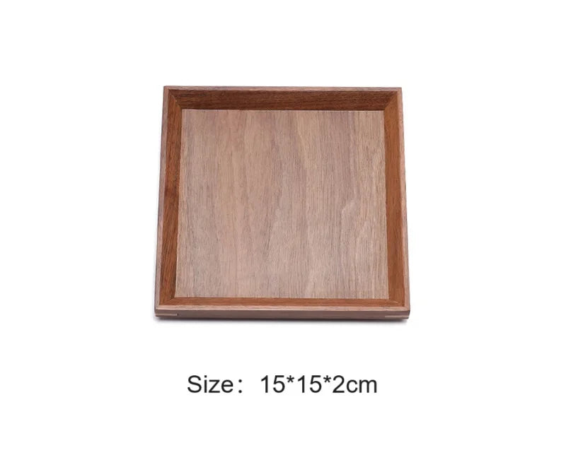 Black Walnut Hexagon Fruit Tray