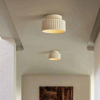 Nordic Ripple Flush Ceiling Light