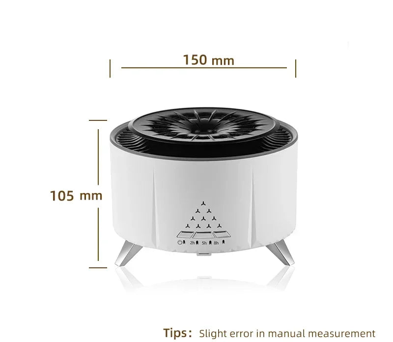 Flame Diffuser with White Noise