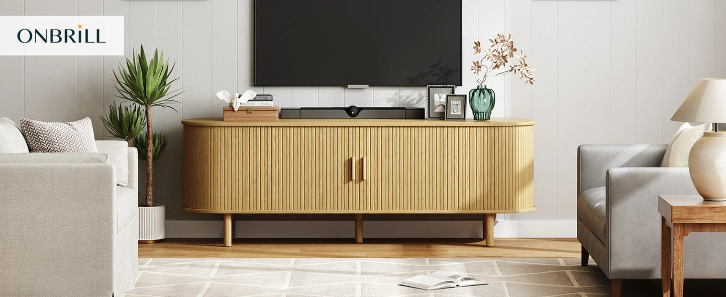 Emberly Sliding Door TV Console