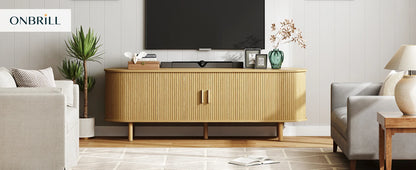 Emberly Sliding Door TV Console
