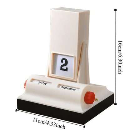 NordicFlip Retro Rotating Desk Calendar