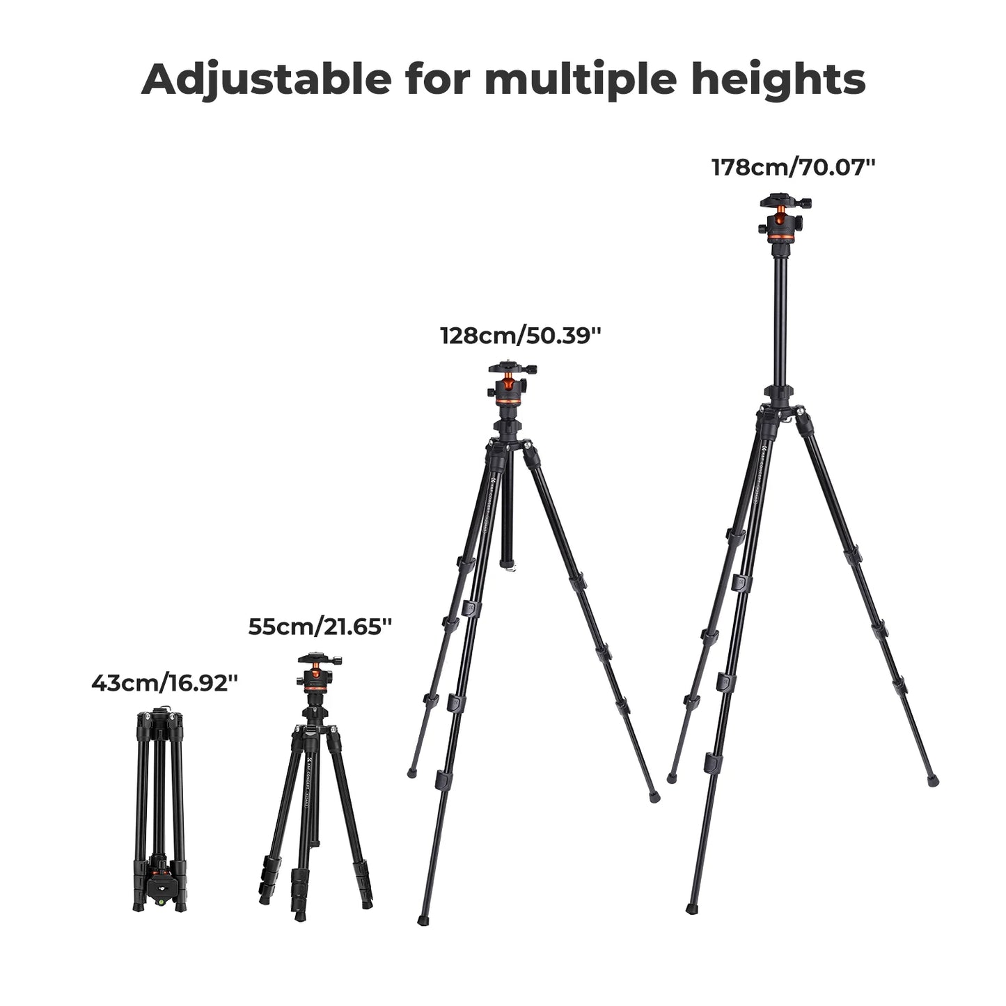 178cm Lightweight Camera Tripod