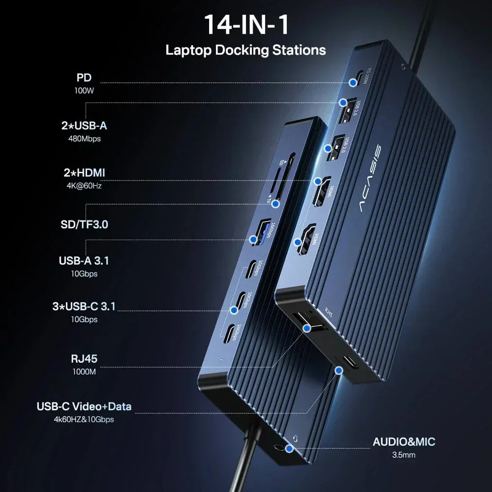 Acasis 14-in-1 Docking Station