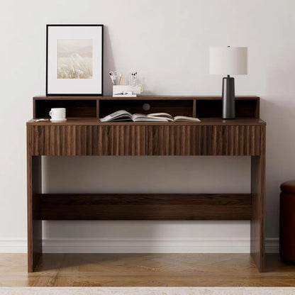 Executive Desk with Monitor Stand