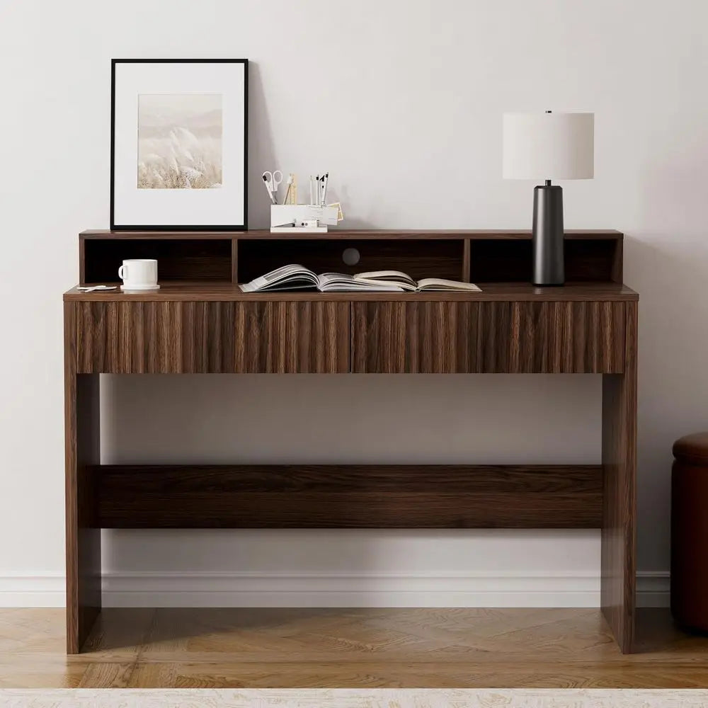 Executive Desk with Monitor Stand