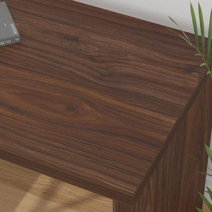 Rustic L-Shape Reversible Office Desk