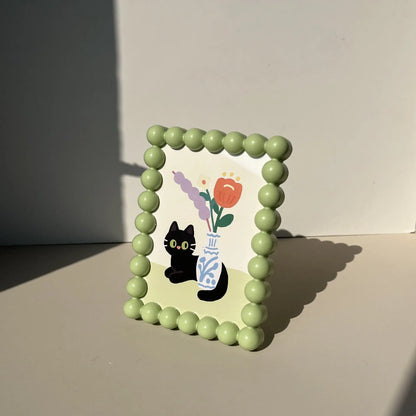 Round Bead Photo Frame