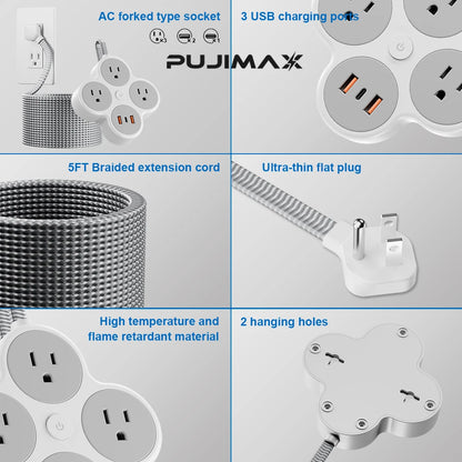 Braided Power Strip