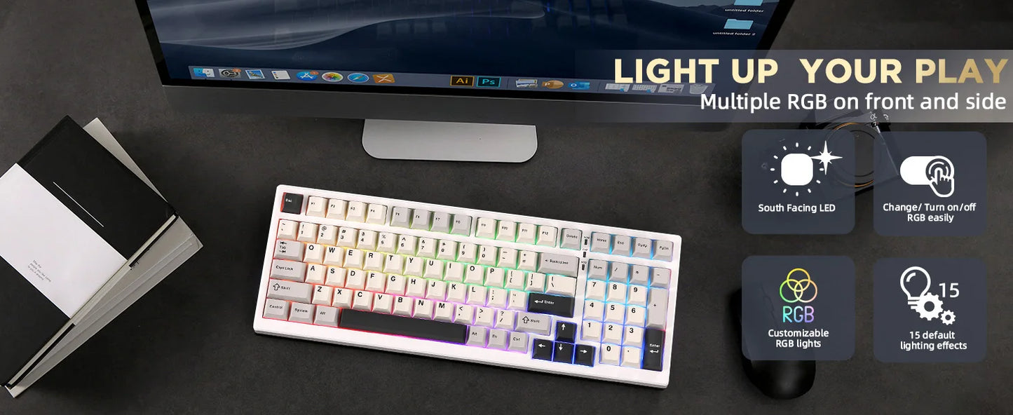 YUNZII YZ98 98% Wireless Gaming Keyboard