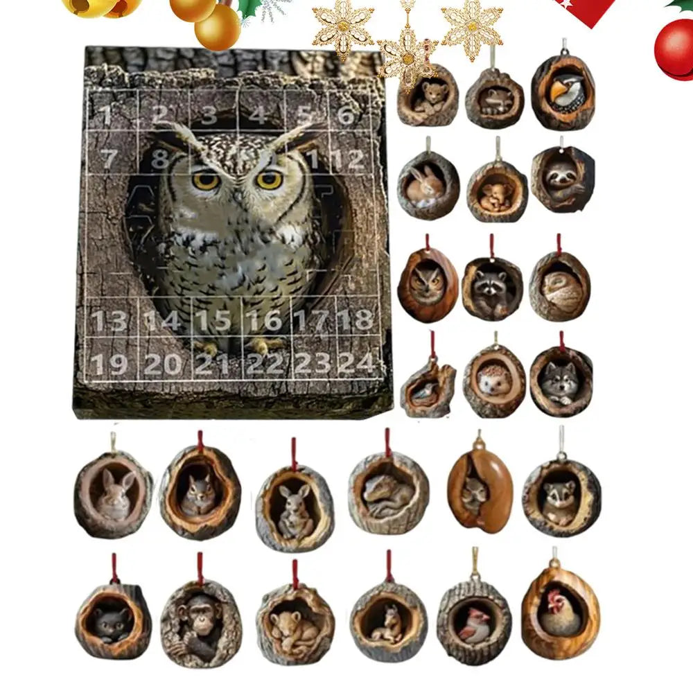 Cat Countdown Advent Ornament Calendar