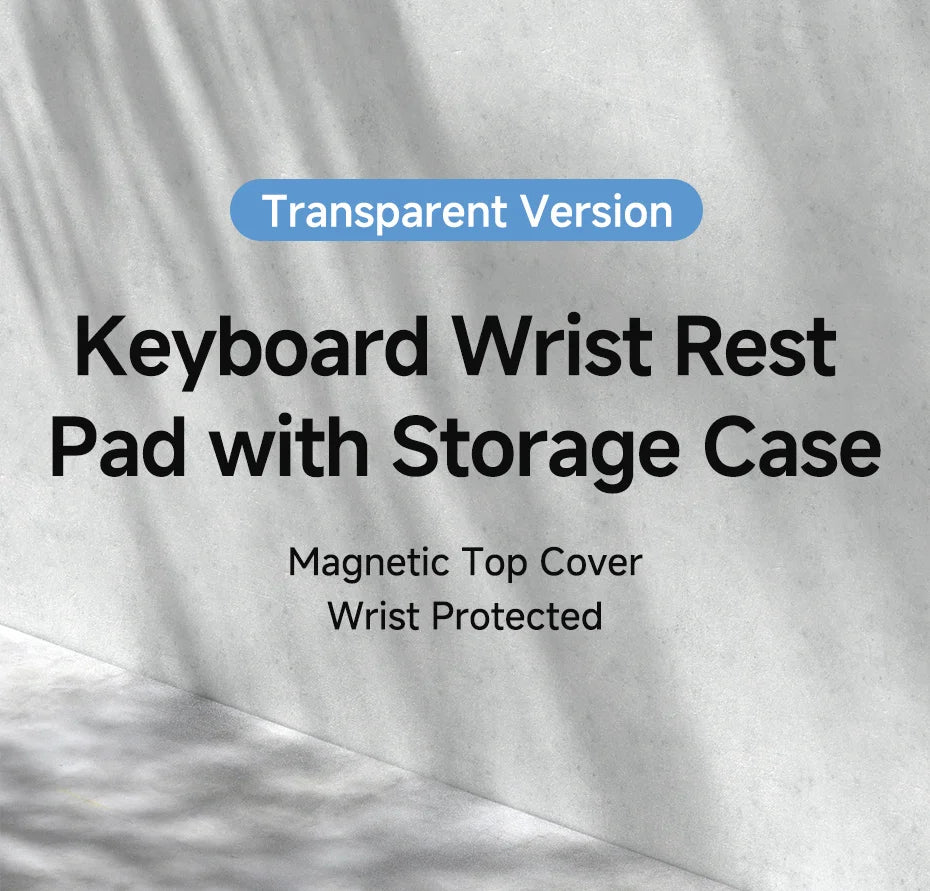 Magnetic Keyboard Wrist Rest
