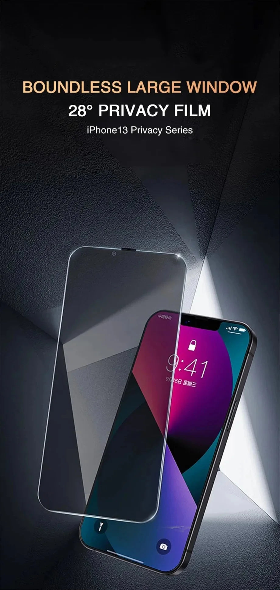 Full Cover Privacy Screen Protector iPhone
