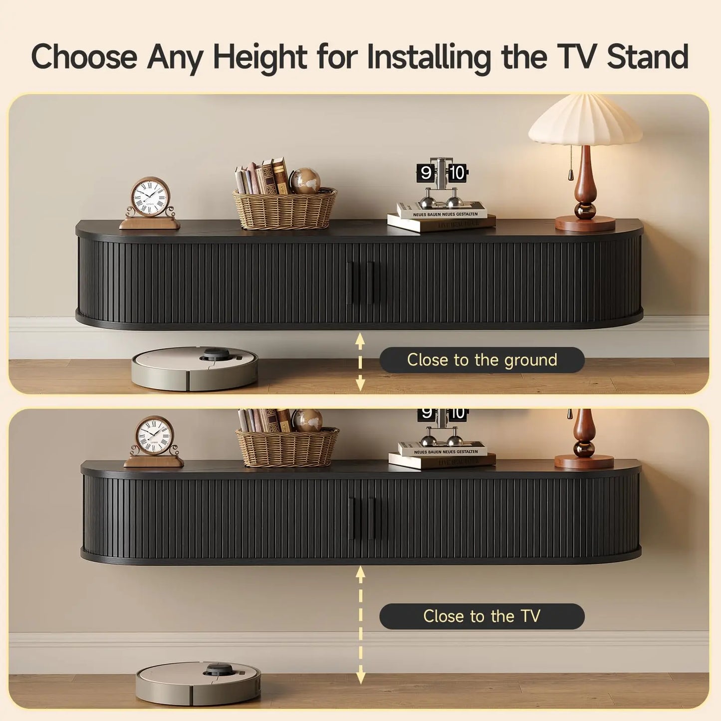 Aldric Floating Media Console