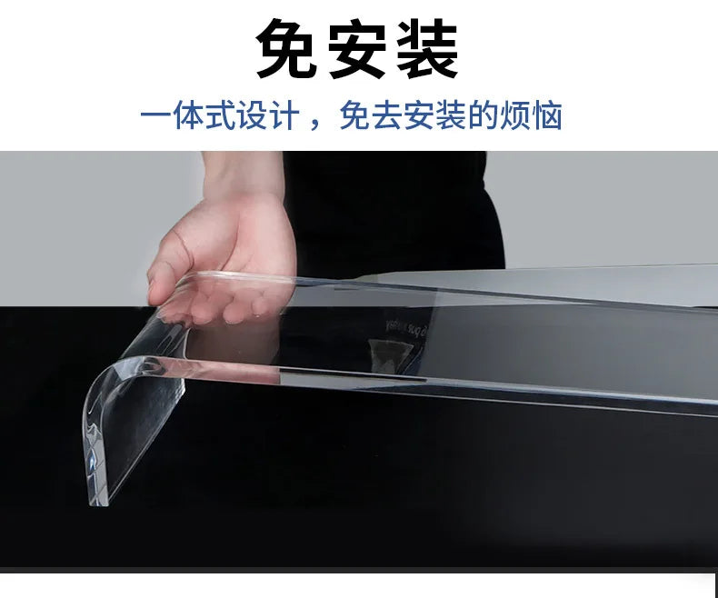 Acrylic Monitor Stand with Storage