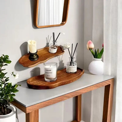 Acacia Wood Bathroom Sink Tray