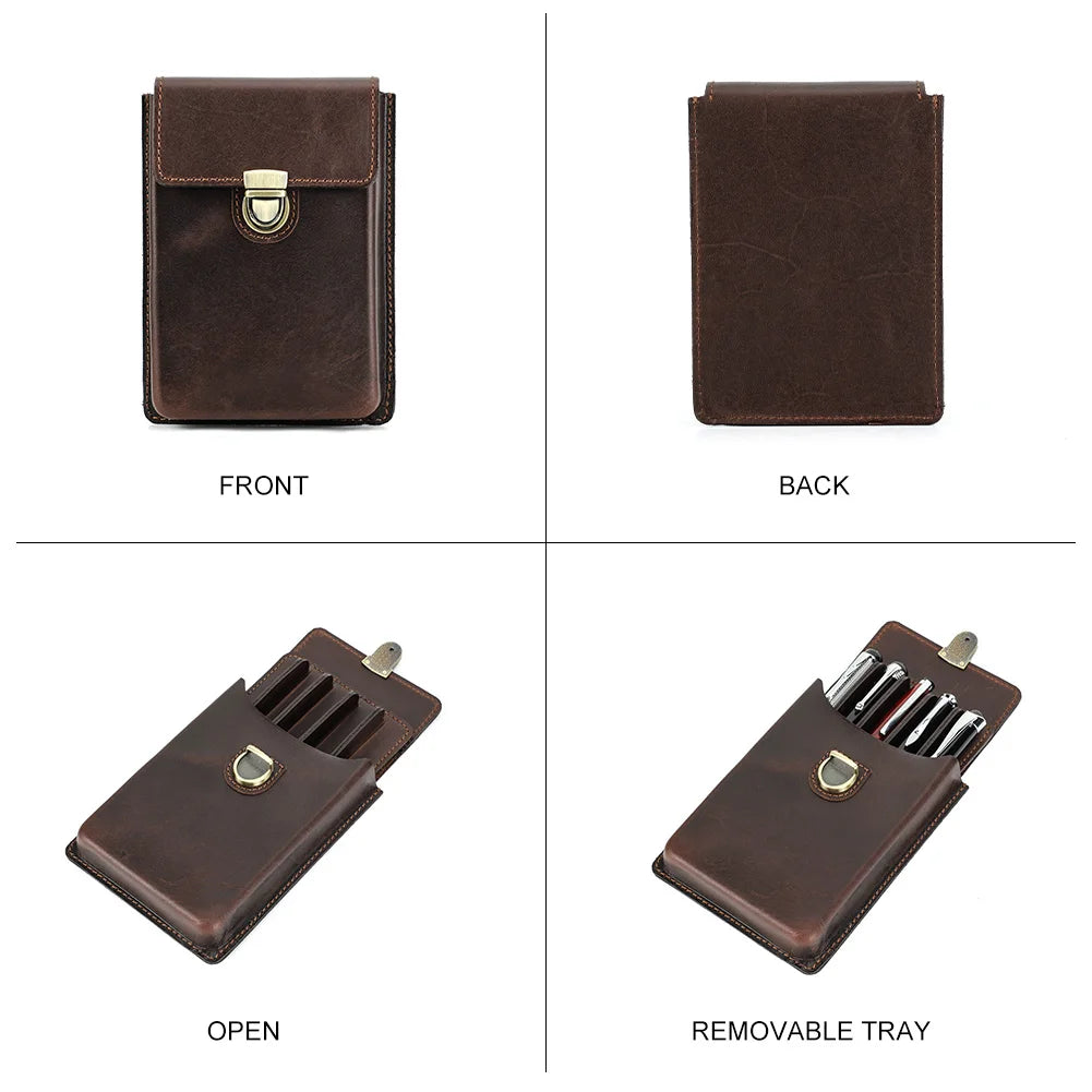 Handmade Cowhide Pen Case