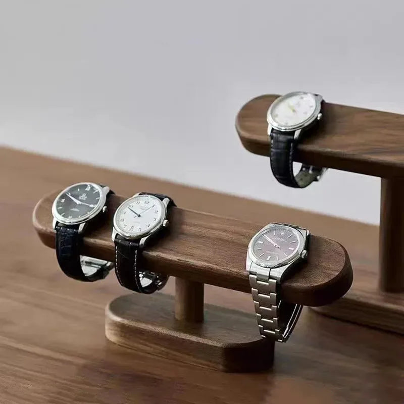 Walnut Watch and Bracelet Display Holder