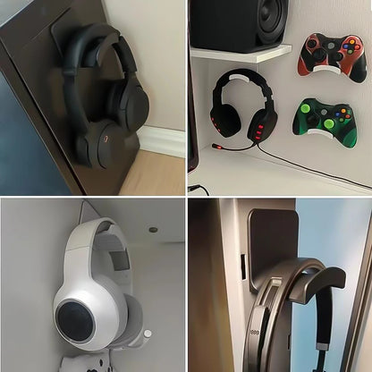 Adhesive Wall-Mount Headphone Stand