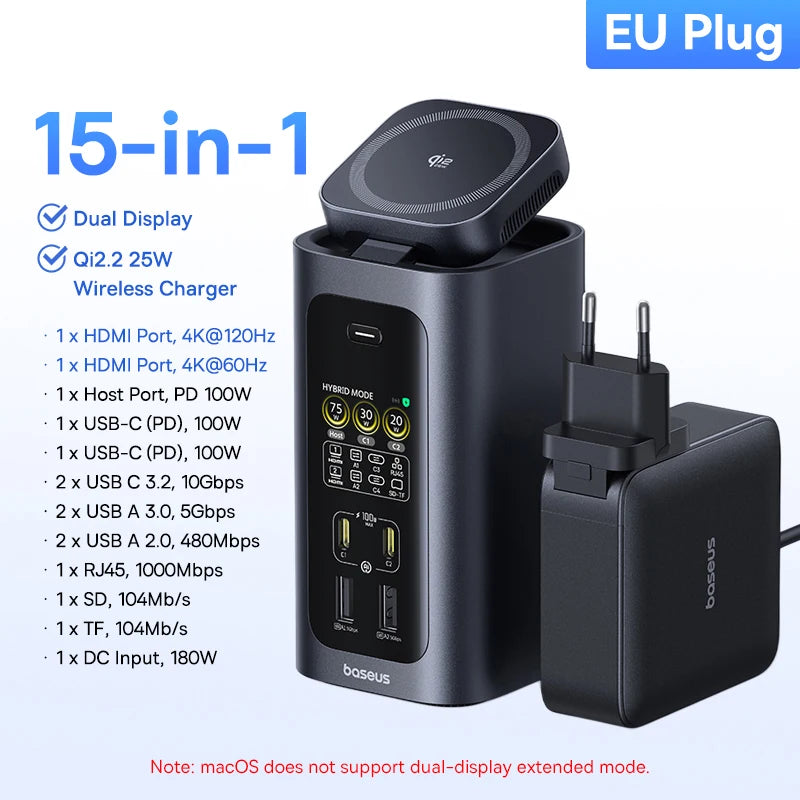 Baseus 15-in-1 Docking Station