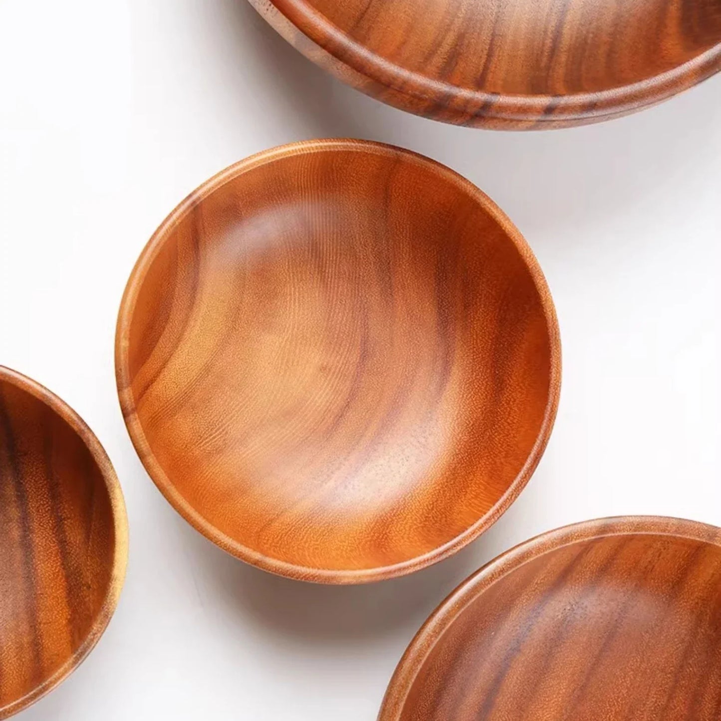 Acacia Wood Bowl, Japanese-Style Serving