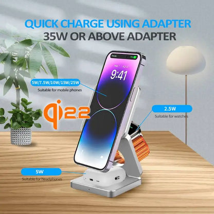 UltraFold 25W 3-in-1 Fast Wireless Charging Station