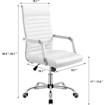 Modern White Office Chair