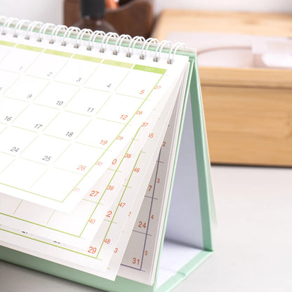SpiralDesk 2026 Foldable Table Calendar