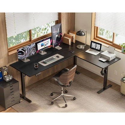 ElevatePro L-Shaped Electric Standing Desk