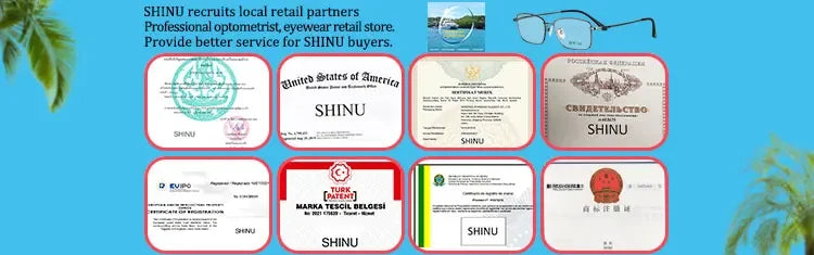 SHINU Red Lens Sleep Glasses