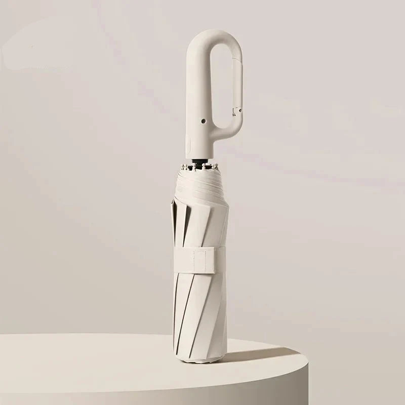 Windproof Folding Umbrella, Large Grip Handle