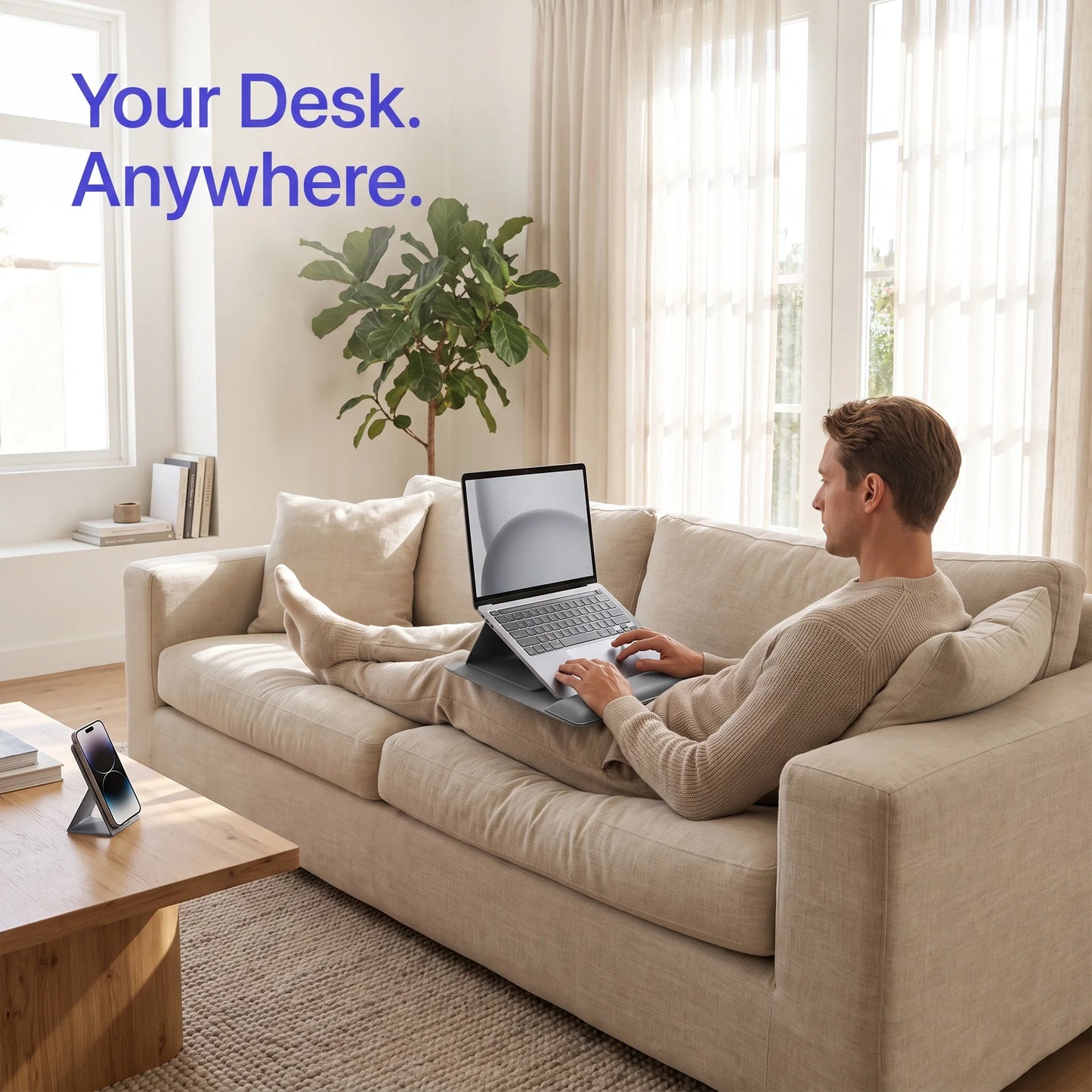 Magnetic Foldable Laptop Stand
