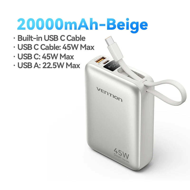 45W Fast Charging Power Bank