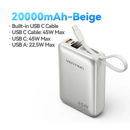 45W Fast Charging Power Bank