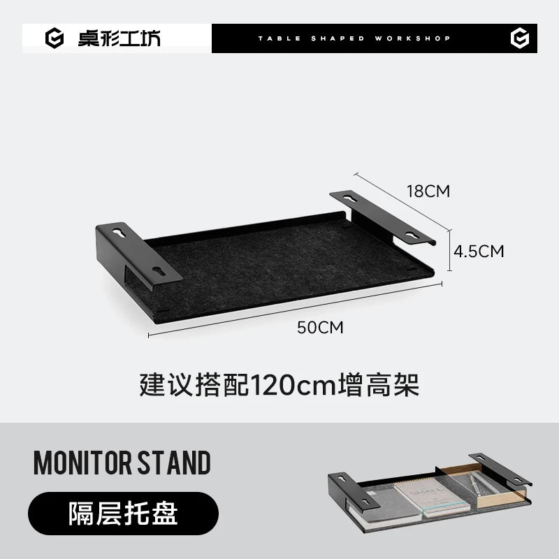 Modular Black Walnut Monitor Riser