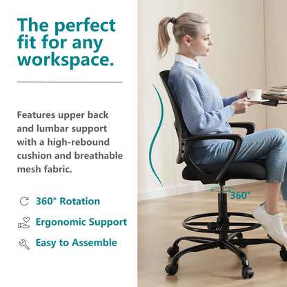 Ergonomic Mesh Backrest Desk Chair
